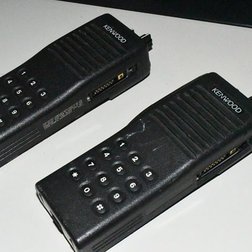 LOT 2 KENWOOD TK-290 VHF FM MAIN CORE RADIO-CLEAN- NO BATTERY 516B1